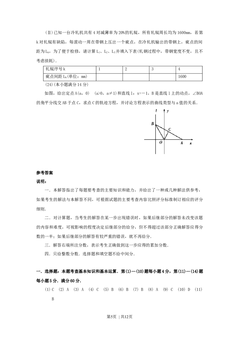 1999年河南高考文科数学真题及答案_数学高考真题试卷_旧1990-2007&middot;高考数学真题_1990-2007&middot;高考数学真题&middot;word_河南