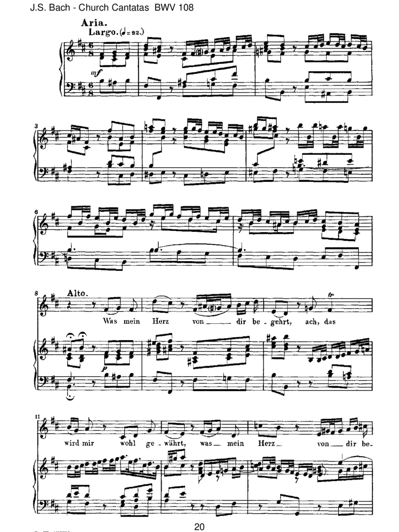 BWV108Esisteuchgut,dassichhingehe_一万首著名钢琴曲谱哈农贝多芬合集视频教学电子版高清无水印可打印_1古典钢琴知名音乐家谱_巴赫钢琴谱全集_J.S巴赫作品全集