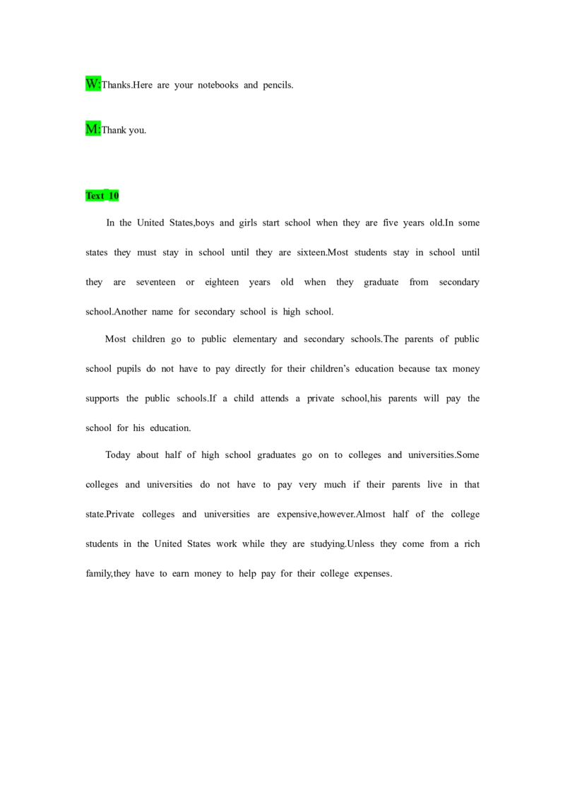 备考2024新高考英语听力(答案+文本)16_2024年5月_01按日期_1号_2024高考英语听力专题（80套模拟训练+历年真题）(附音频）_高考英语听力高分80套模拟训练_538