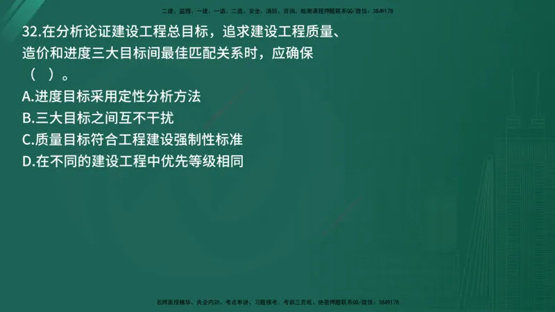 25监理《监理概论》经典甄题详解（在线版）_监理工程师_2025监理工程师_2025年监理工程师SVIP_2025年监理概论法规SVIP_03-习题精析✿实战特训✿模考通关_讲义