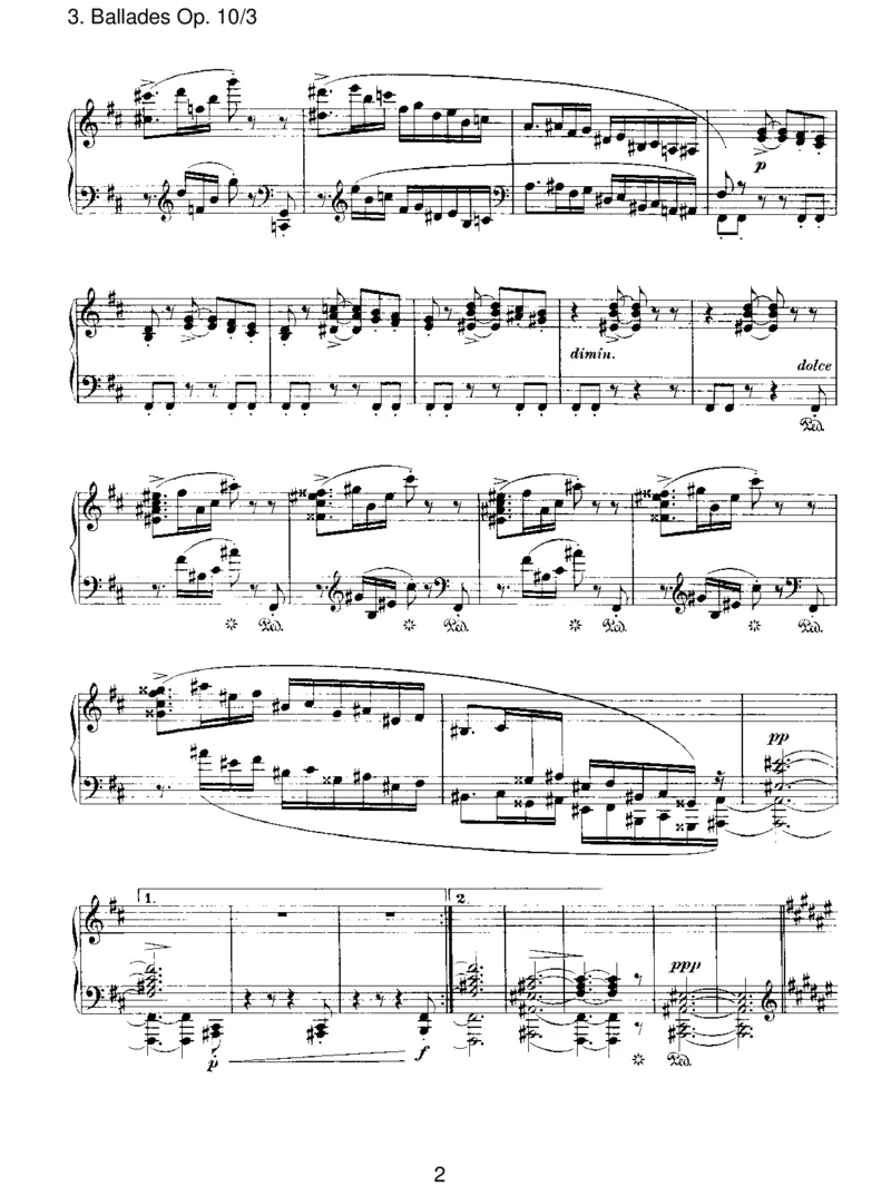 BalladesOp.10_3_一万首著名钢琴曲谱哈农贝多芬合集视频教学电子版高清无水印可打印_1古典钢琴知名音乐家谱_勃拉姆斯钢琴谱全集_III.ShorterWorks_FourBalladesOp.10