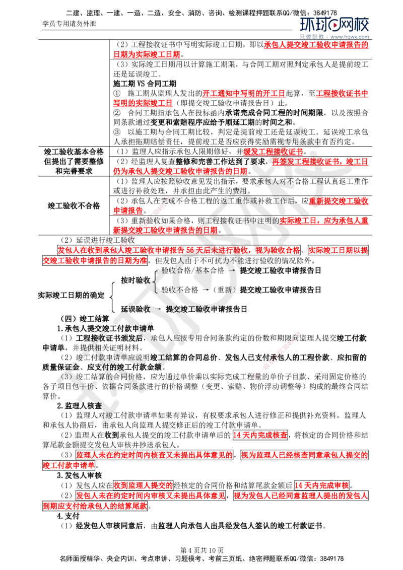 30.第六章第四节施工合同履行管理（五）_监理工程师_2025监理工程师_2025年监理工程师SVIP_2025年监理合同管理SVIP_02-基础精讲✿高端面授✿深度强化