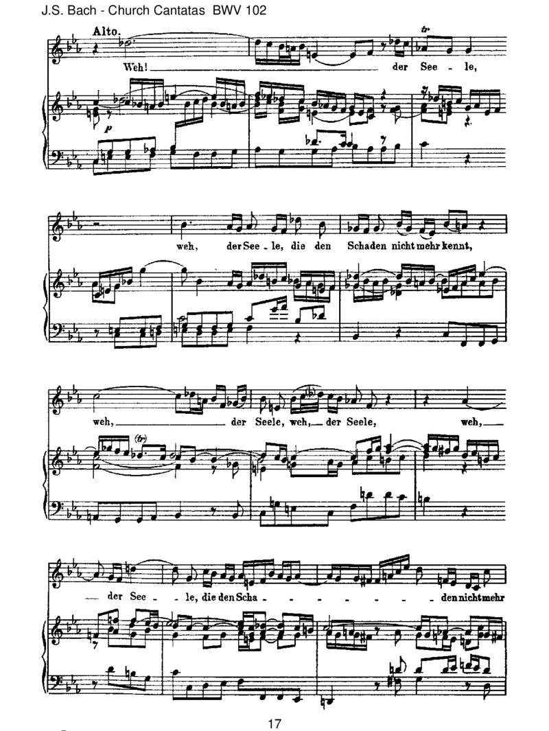 BWV102Herr,deineAugensehennachdemGlauben_一万首著名钢琴曲谱哈农贝多芬合集视频教学电子版高清无水印可打印_1古典钢琴知名音乐家谱_巴赫钢琴谱全集_J.S巴赫作品全集