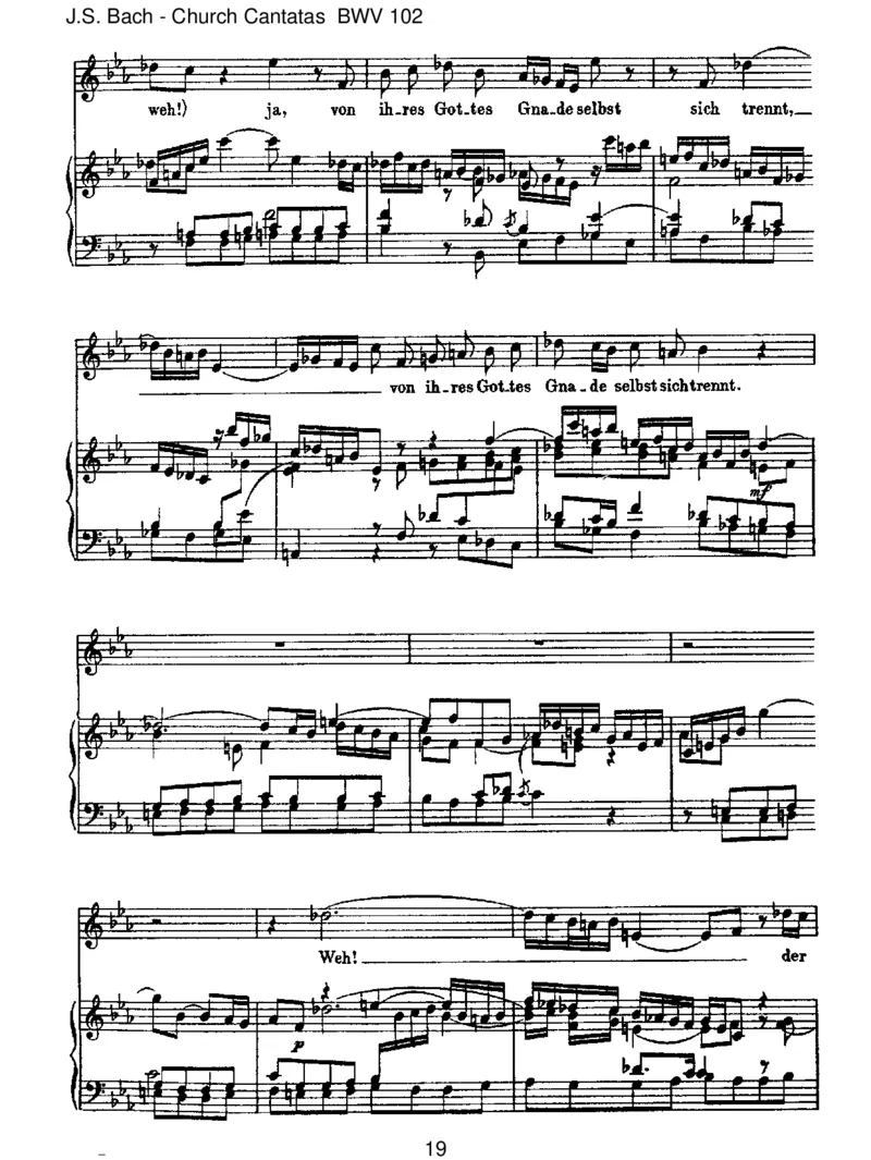BWV102Herr,deineAugensehennachdemGlauben_一万首著名钢琴曲谱哈农贝多芬合集视频教学电子版高清无水印可打印_1古典钢琴知名音乐家谱_巴赫钢琴谱全集_J.S巴赫作品全集