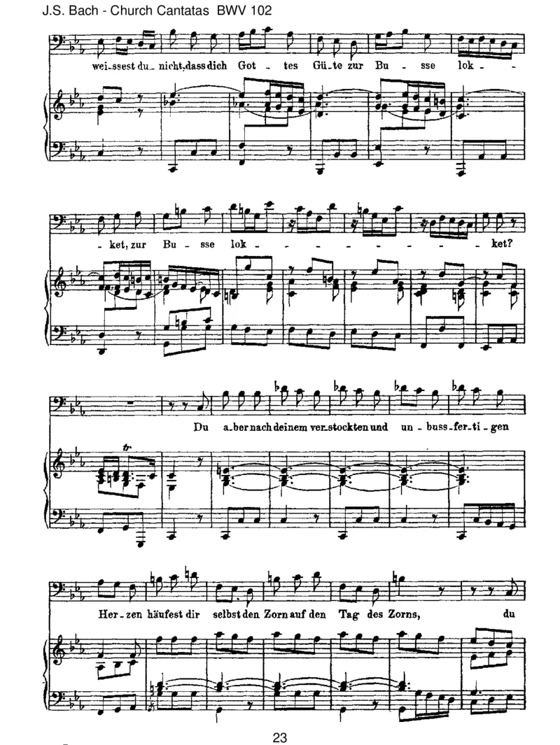 BWV102Herr,deineAugensehennachdemGlauben_一万首著名钢琴曲谱哈农贝多芬合集视频教学电子版高清无水印可打印_1古典钢琴知名音乐家谱_巴赫钢琴谱全集_J.S巴赫作品全集
