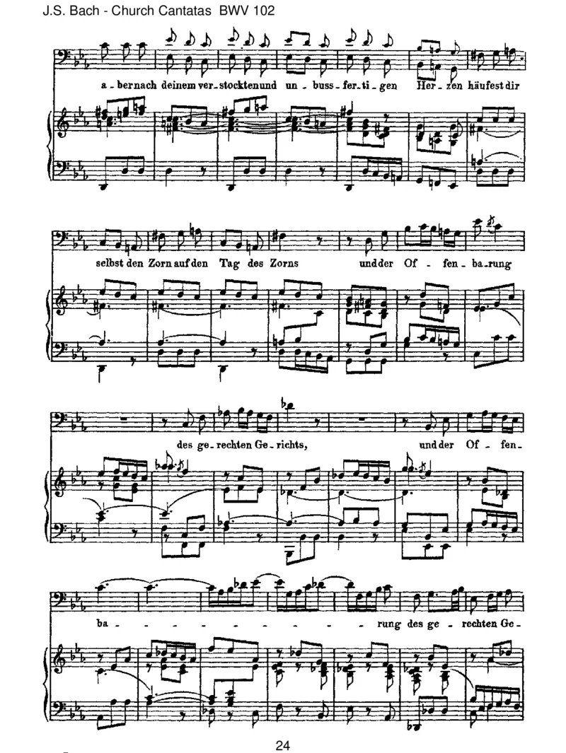 BWV102Herr,deineAugensehennachdemGlauben_一万首著名钢琴曲谱哈农贝多芬合集视频教学电子版高清无水印可打印_1古典钢琴知名音乐家谱_巴赫钢琴谱全集_J.S巴赫作品全集