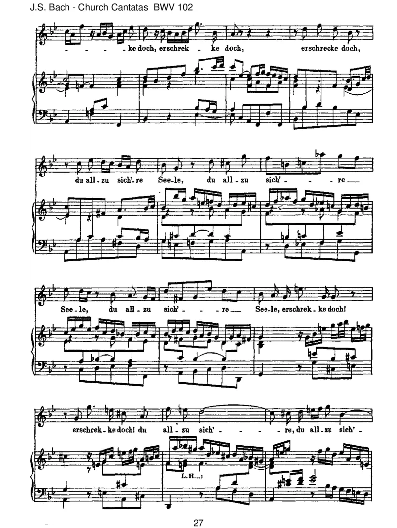 BWV102Herr,deineAugensehennachdemGlauben_一万首著名钢琴曲谱哈农贝多芬合集视频教学电子版高清无水印可打印_1古典钢琴知名音乐家谱_巴赫钢琴谱全集_J.S巴赫作品全集