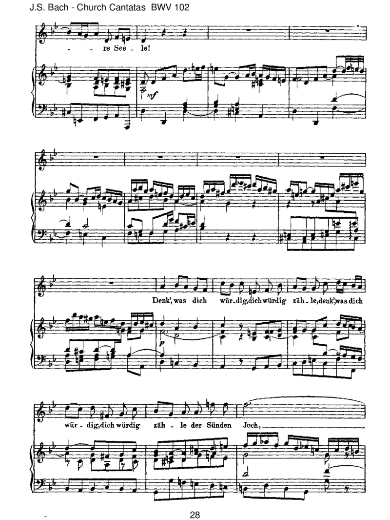 BWV102Herr,deineAugensehennachdemGlauben_一万首著名钢琴曲谱哈农贝多芬合集视频教学电子版高清无水印可打印_1古典钢琴知名音乐家谱_巴赫钢琴谱全集_J.S巴赫作品全集