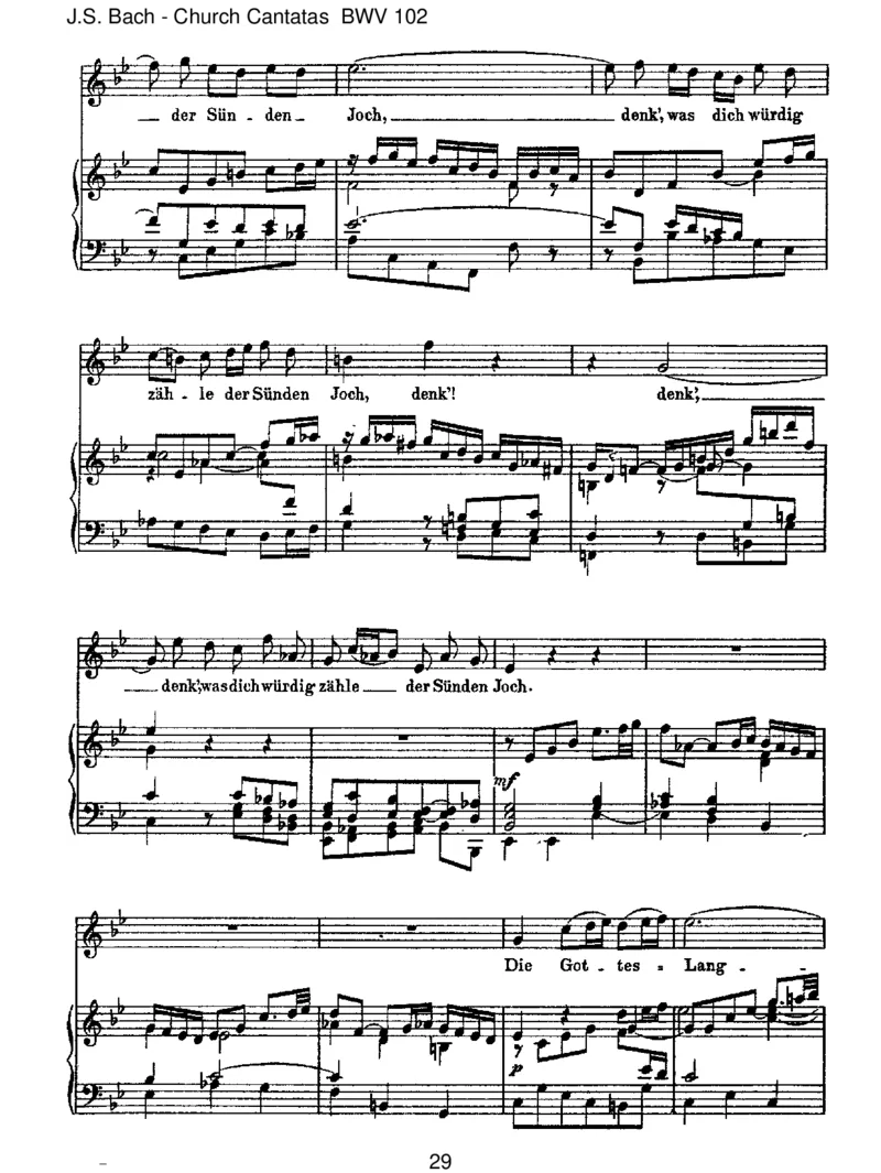 BWV102Herr,deineAugensehennachdemGlauben_一万首著名钢琴曲谱哈农贝多芬合集视频教学电子版高清无水印可打印_1古典钢琴知名音乐家谱_巴赫钢琴谱全集_J.S巴赫作品全集