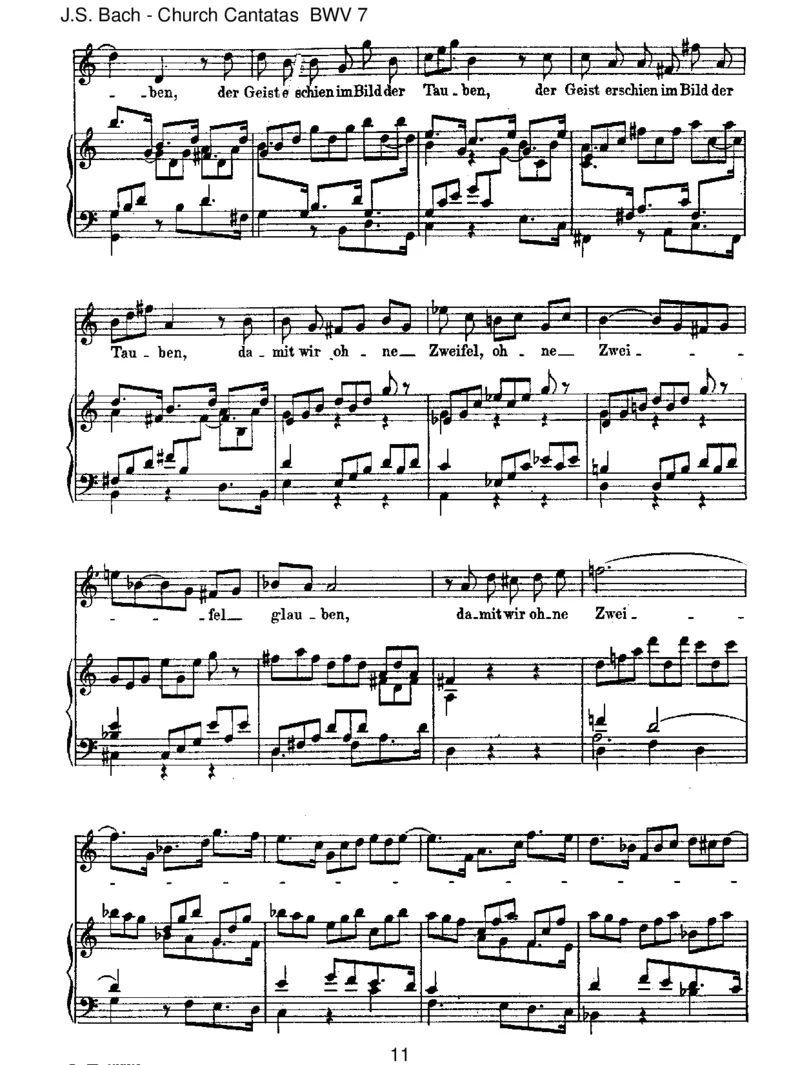 BWV7Christ,unserHerr,zumJordankam_一万首著名钢琴曲谱哈农贝多芬合集视频教学电子版高清无水印可打印_1古典钢琴知名音乐家谱_巴赫钢琴谱全集_J.S巴赫作品全集