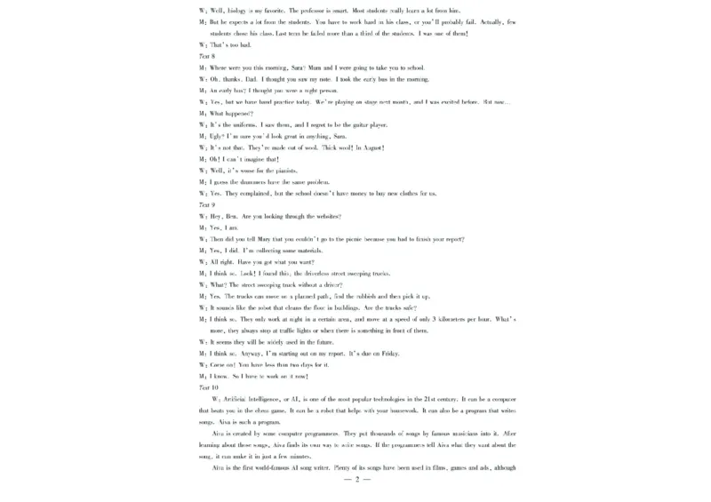 河南天一大联考2024-2025高一下学期5月阶段性测试（四）英语试题+答案_2024-2025高一（7-7月题库）_2025年6月7.10新增_0601河南天一大联考2024-2025高一下阶段性测试（四）