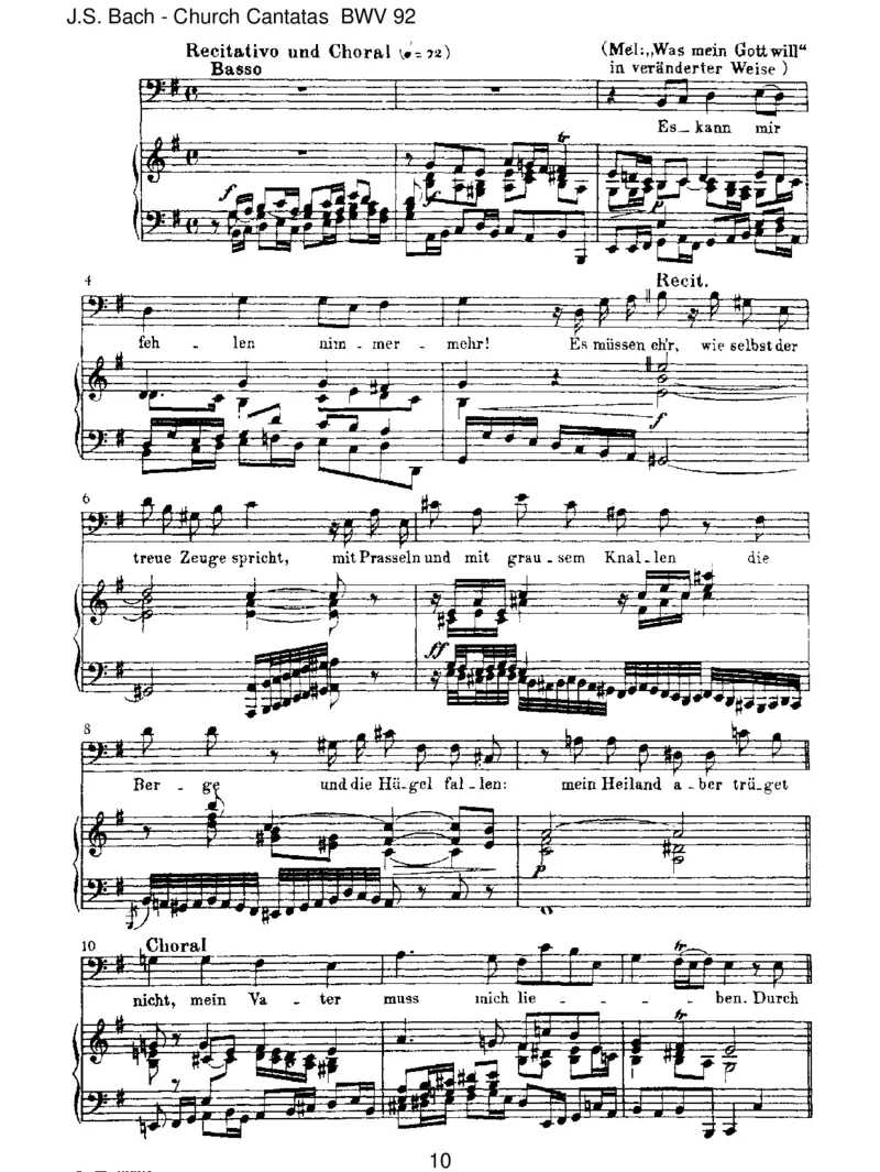 BWV92IchhabinGottesHerzundSinn_一万首著名钢琴曲谱哈农贝多芬合集视频教学电子版高清无水印可打印_1古典钢琴知名音乐家谱_巴赫钢琴谱全集_J.S巴赫作品全集