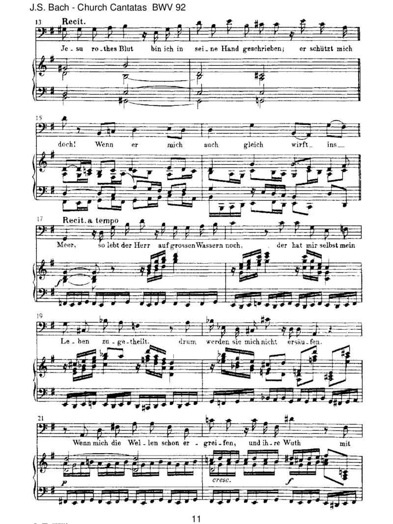 BWV92IchhabinGottesHerzundSinn_一万首著名钢琴曲谱哈农贝多芬合集视频教学电子版高清无水印可打印_1古典钢琴知名音乐家谱_巴赫钢琴谱全集_J.S巴赫作品全集