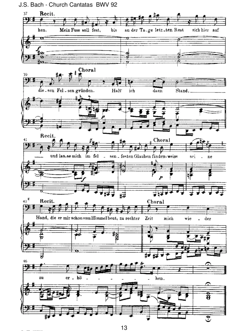 BWV92IchhabinGottesHerzundSinn_一万首著名钢琴曲谱哈农贝多芬合集视频教学电子版高清无水印可打印_1古典钢琴知名音乐家谱_巴赫钢琴谱全集_J.S巴赫作品全集