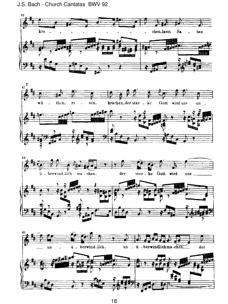 BWV92IchhabinGottesHerzundSinn_一万首著名钢琴曲谱哈农贝多芬合集视频教学电子版高清无水印可打印_1古典钢琴知名音乐家谱_巴赫钢琴谱全集_J.S巴赫作品全集