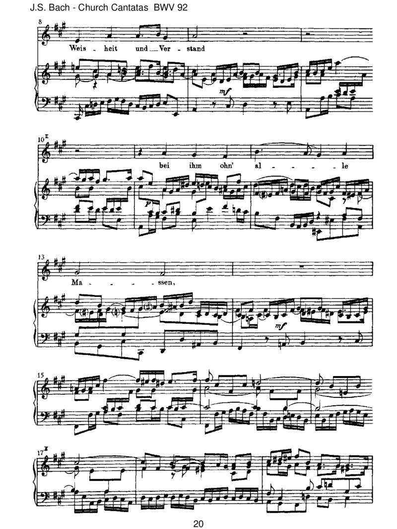 BWV92IchhabinGottesHerzundSinn_一万首著名钢琴曲谱哈农贝多芬合集视频教学电子版高清无水印可打印_1古典钢琴知名音乐家谱_巴赫钢琴谱全集_J.S巴赫作品全集