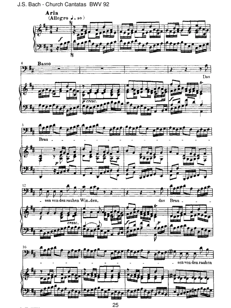 BWV92IchhabinGottesHerzundSinn_一万首著名钢琴曲谱哈农贝多芬合集视频教学电子版高清无水印可打印_1古典钢琴知名音乐家谱_巴赫钢琴谱全集_J.S巴赫作品全集