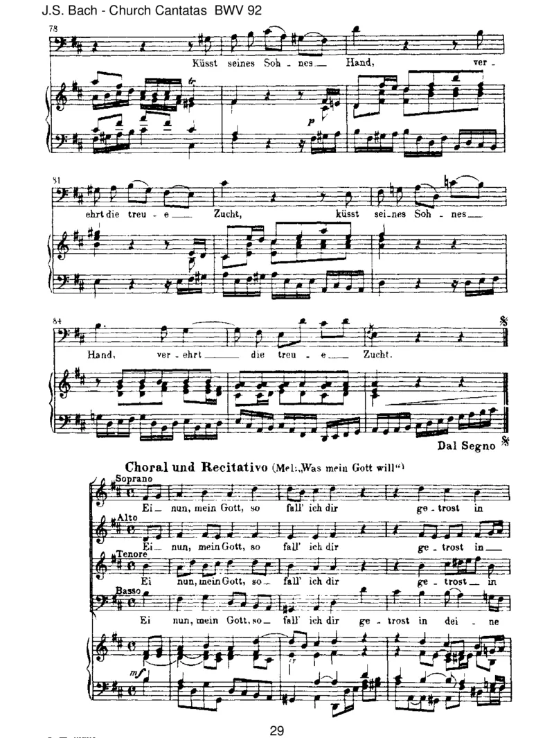 BWV92IchhabinGottesHerzundSinn_一万首著名钢琴曲谱哈农贝多芬合集视频教学电子版高清无水印可打印_1古典钢琴知名音乐家谱_巴赫钢琴谱全集_J.S巴赫作品全集