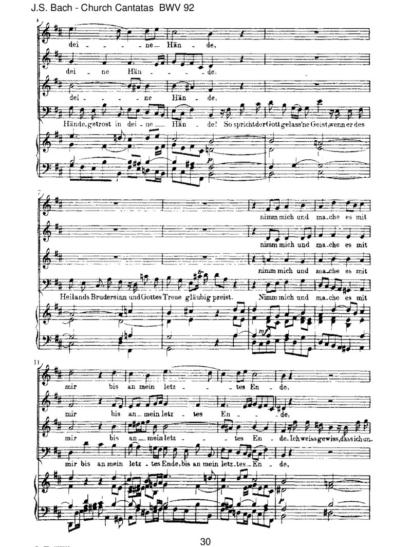 BWV92IchhabinGottesHerzundSinn_一万首著名钢琴曲谱哈农贝多芬合集视频教学电子版高清无水印可打印_1古典钢琴知名音乐家谱_巴赫钢琴谱全集_J.S巴赫作品全集