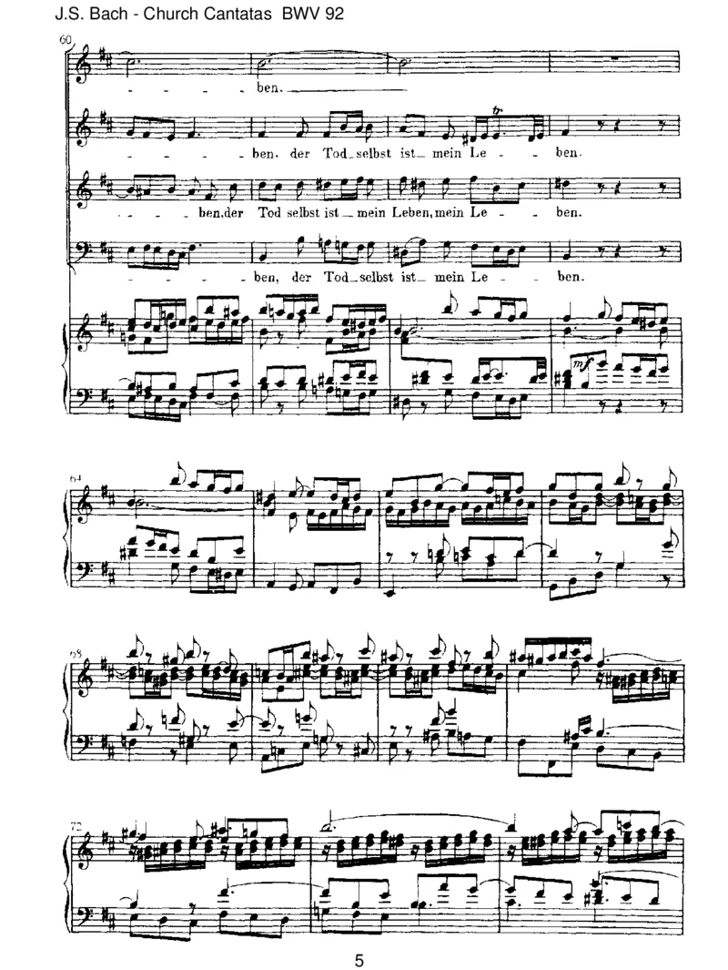 BWV92IchhabinGottesHerzundSinn_一万首著名钢琴曲谱哈农贝多芬合集视频教学电子版高清无水印可打印_1古典钢琴知名音乐家谱_巴赫钢琴谱全集_J.S巴赫作品全集