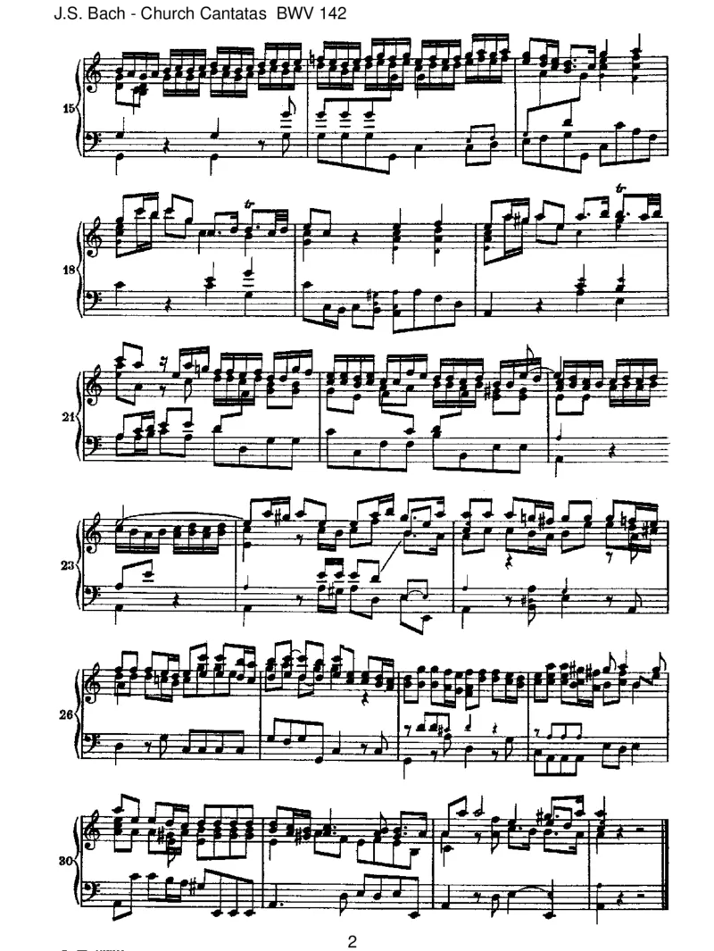 BWV142UnsisteinKindgeboren(Spurious,by_Kuhnau)_一万首著名钢琴曲谱哈农贝多芬合集视频教学电子版高清无水印可打印_1古典钢琴知名音乐家谱_巴赫钢琴谱全集_J.S巴赫作品全集
