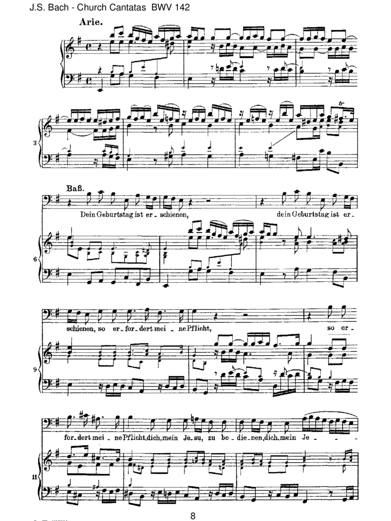 BWV142UnsisteinKindgeboren(Spurious,by_Kuhnau)_一万首著名钢琴曲谱哈农贝多芬合集视频教学电子版高清无水印可打印_1古典钢琴知名音乐家谱_巴赫钢琴谱全集_J.S巴赫作品全集