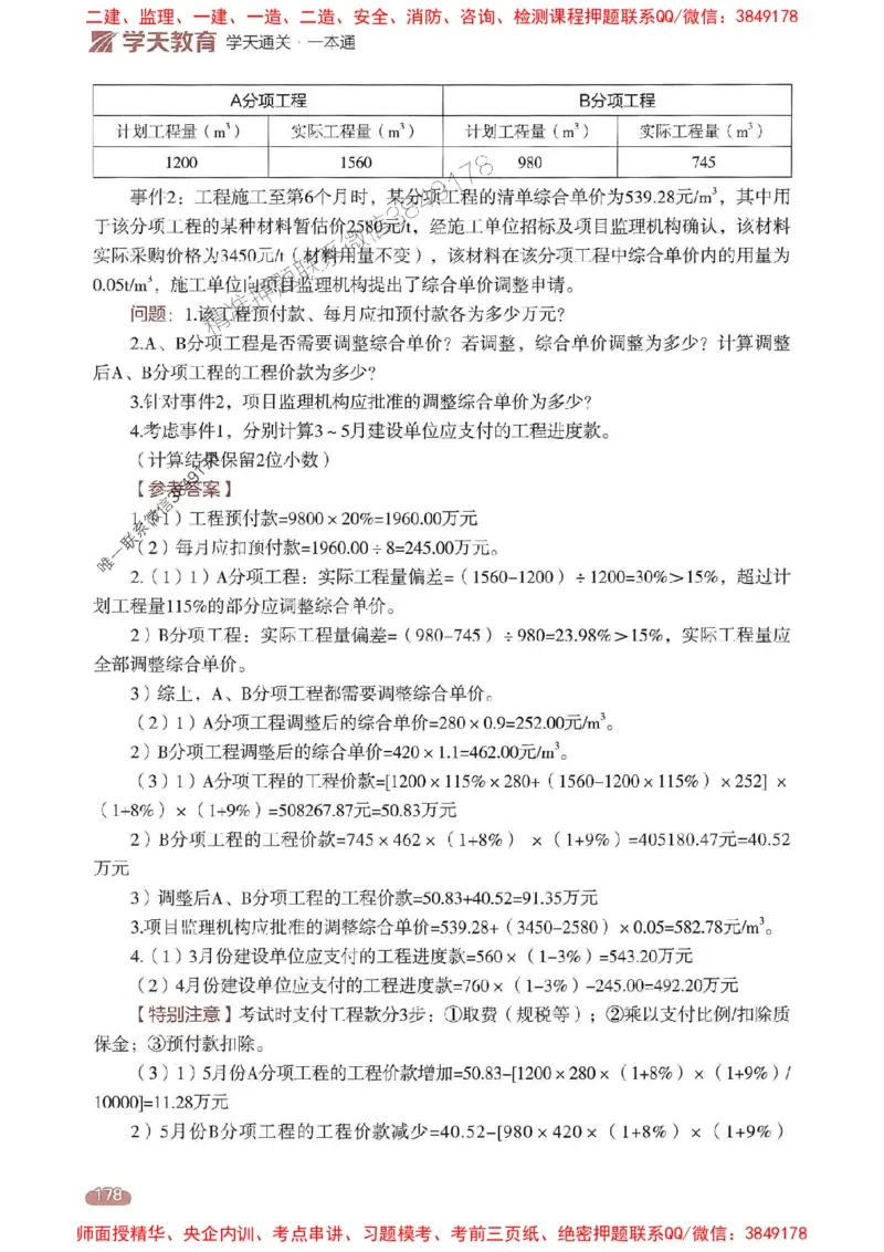 25年监理案例-学天一本通（精讲讲义）推荐_监理工程师_2025监理工程师_2025年监理工程师SVIP_2025年监理土建案例SVIP_01-精华文档✿电子教材✿历年真题