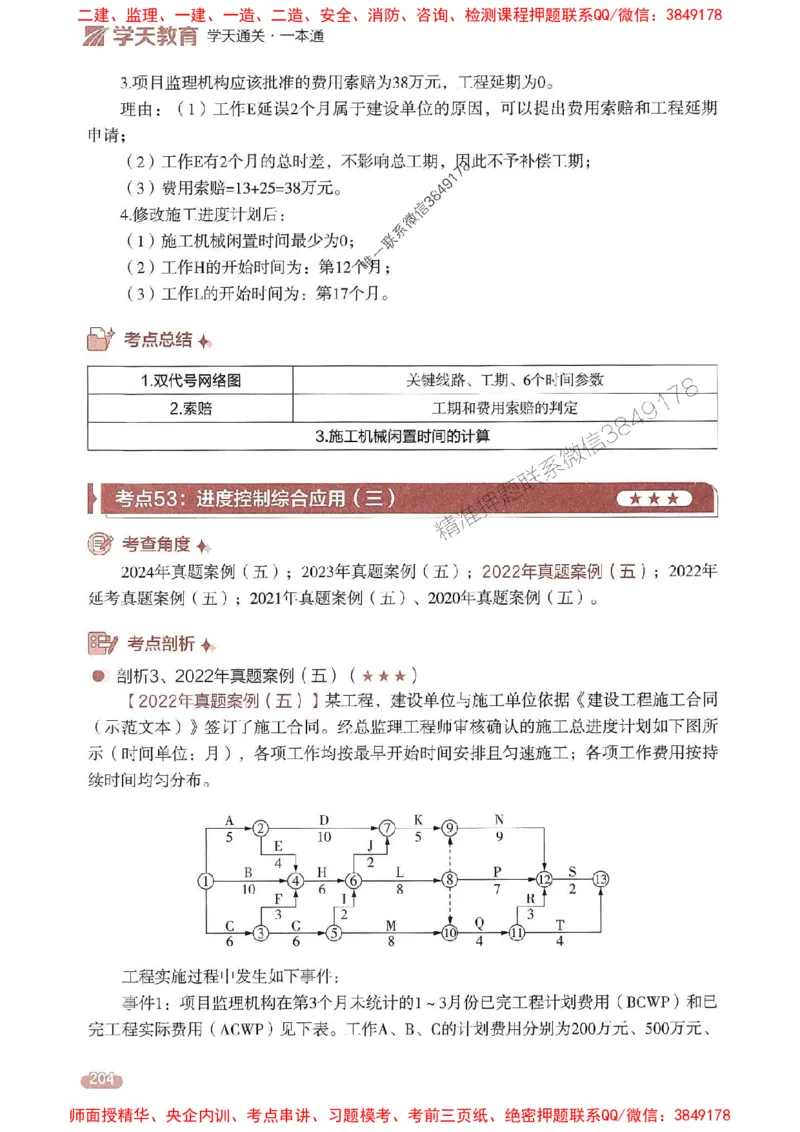 25年监理案例-学天一本通（精讲讲义）推荐_监理工程师_2025监理工程师_2025年监理工程师SVIP_2025年监理土建案例SVIP_01-精华文档✿电子教材✿历年真题