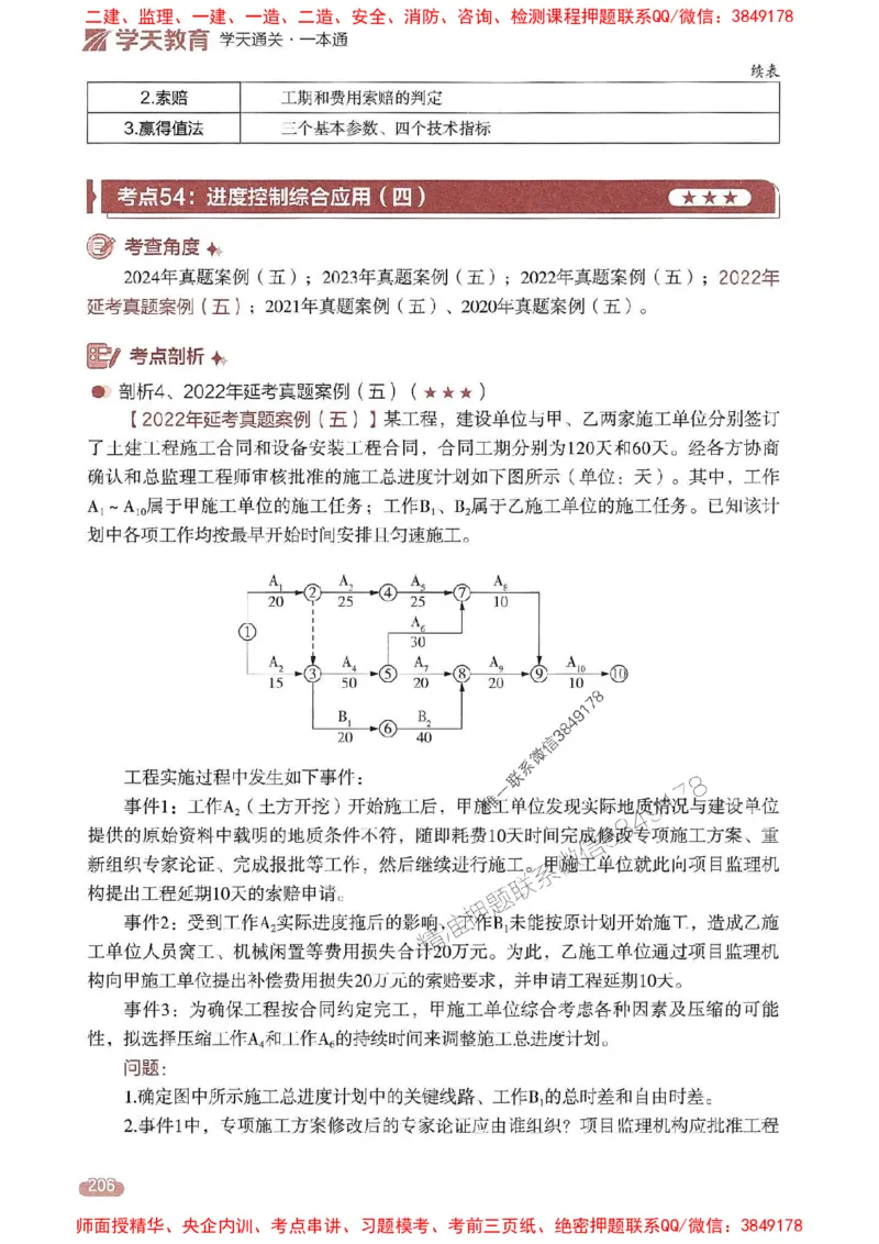 25年监理案例-学天一本通（精讲讲义）推荐_监理工程师_2025监理工程师_2025年监理工程师SVIP_2025年监理土建案例SVIP_01-精华文档✿电子教材✿历年真题