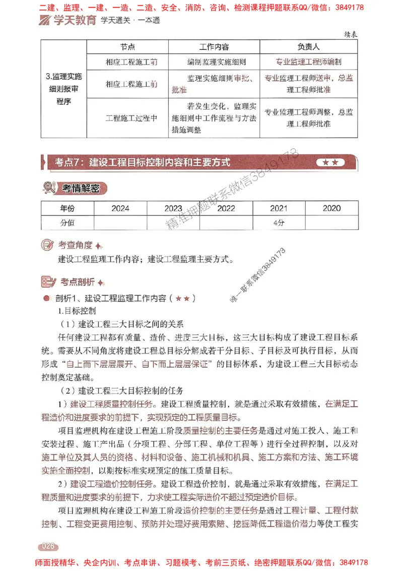 25年监理案例-学天一本通（精讲讲义）推荐_监理工程师_2025监理工程师_2025年监理工程师SVIP_2025年监理土建案例SVIP_01-精华文档✿电子教材✿历年真题