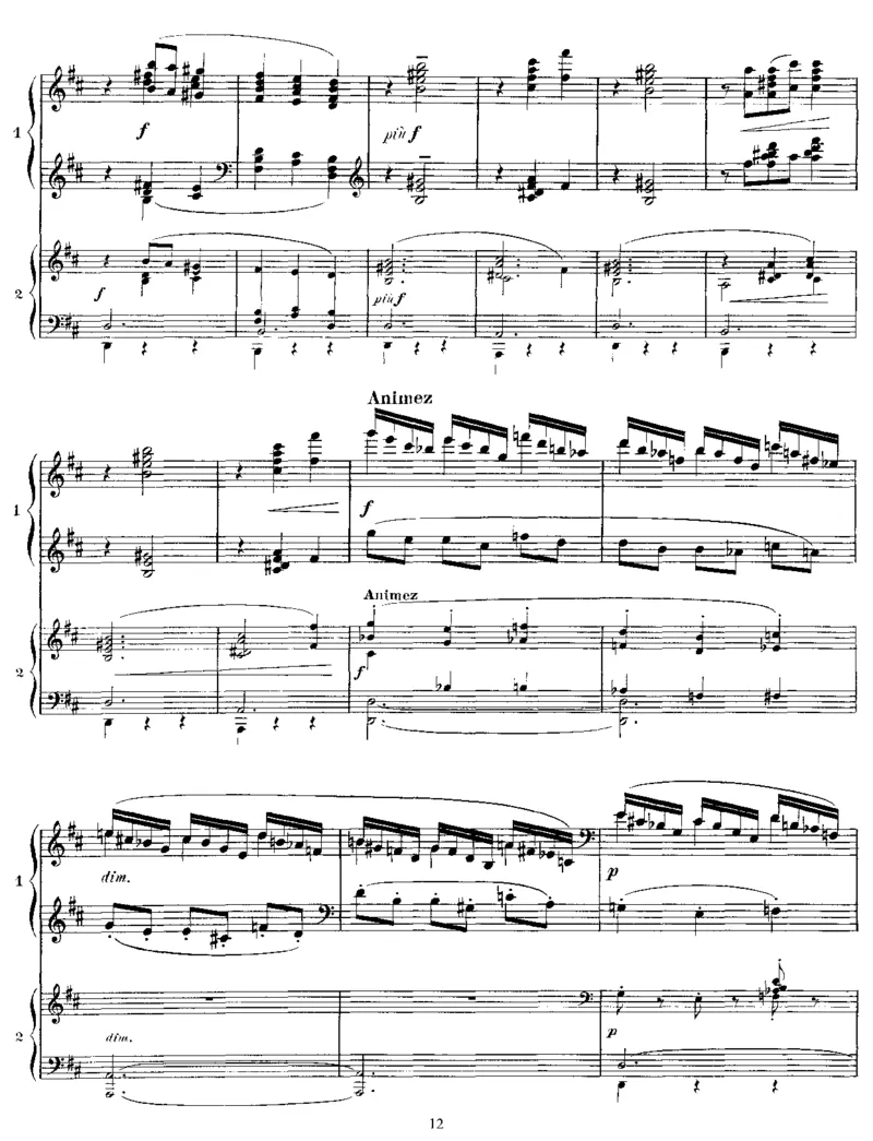 DanseSacreeetDanseProfane(2Piano)_一万首著名钢琴曲谱哈农贝多芬合集视频教学电子版高清无水印可打印_1古典钢琴知名音乐家谱_德彪西钢琴谱全集