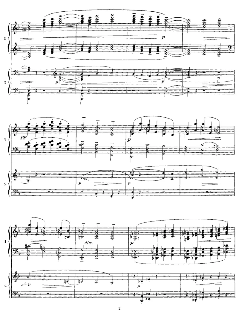 DanseSacreeetDanseProfane(2Piano)_一万首著名钢琴曲谱哈农贝多芬合集视频教学电子版高清无水印可打印_1古典钢琴知名音乐家谱_德彪西钢琴谱全集