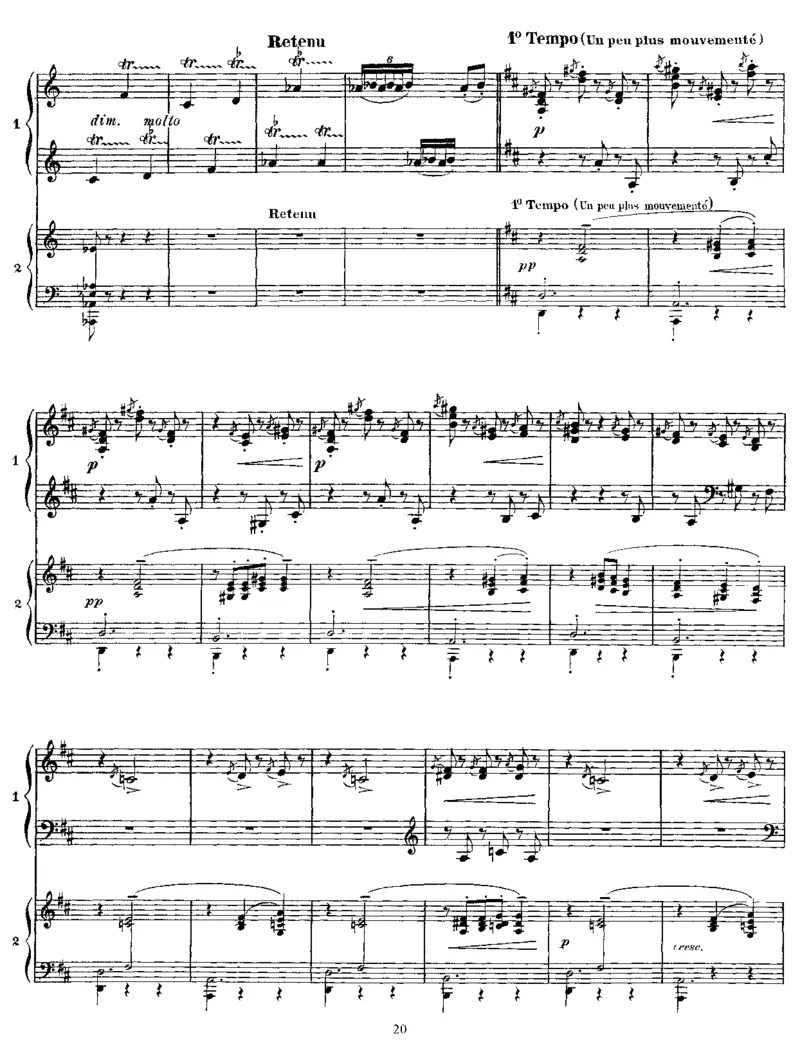 DanseSacreeetDanseProfane(2Piano)_一万首著名钢琴曲谱哈农贝多芬合集视频教学电子版高清无水印可打印_1古典钢琴知名音乐家谱_德彪西钢琴谱全集