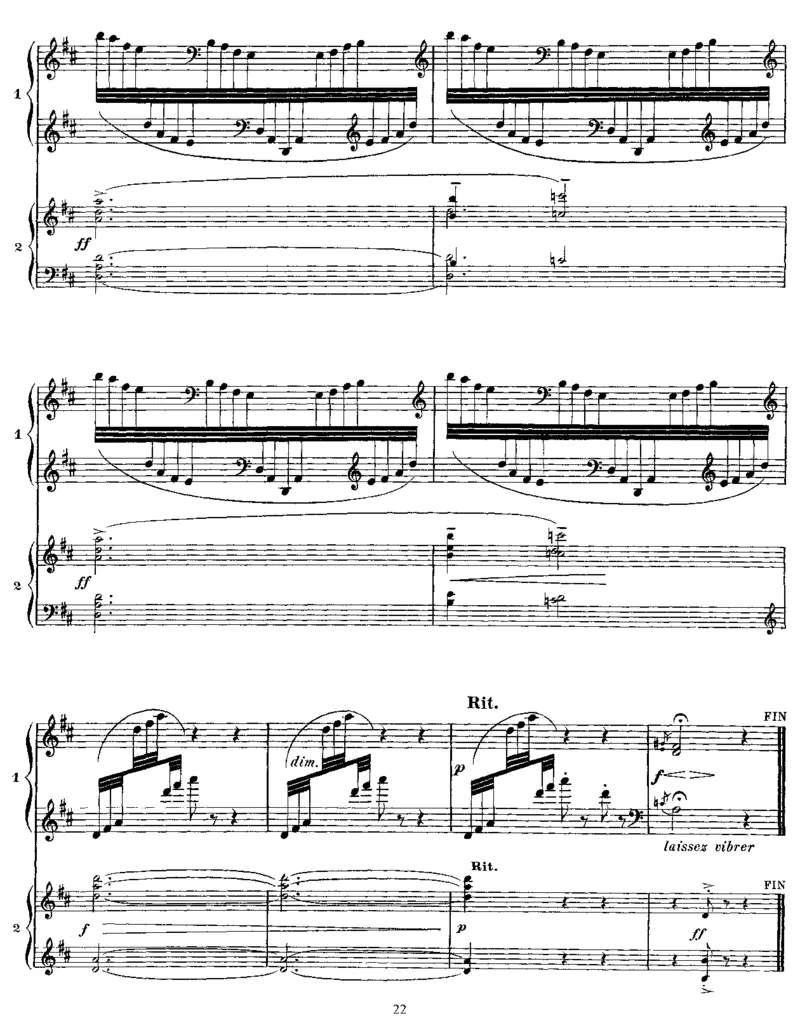 DanseSacreeetDanseProfane(2Piano)_一万首著名钢琴曲谱哈农贝多芬合集视频教学电子版高清无水印可打印_1古典钢琴知名音乐家谱_德彪西钢琴谱全集