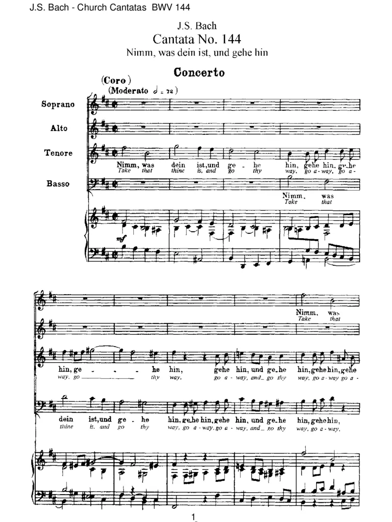 BWV144Nimmwasdeinist,undgehehin_一万首著名钢琴曲谱哈农贝多芬合集视频教学电子版高清无水印可打印_1古典钢琴知名音乐家谱_巴赫钢琴谱全集_J.S巴赫作品全集