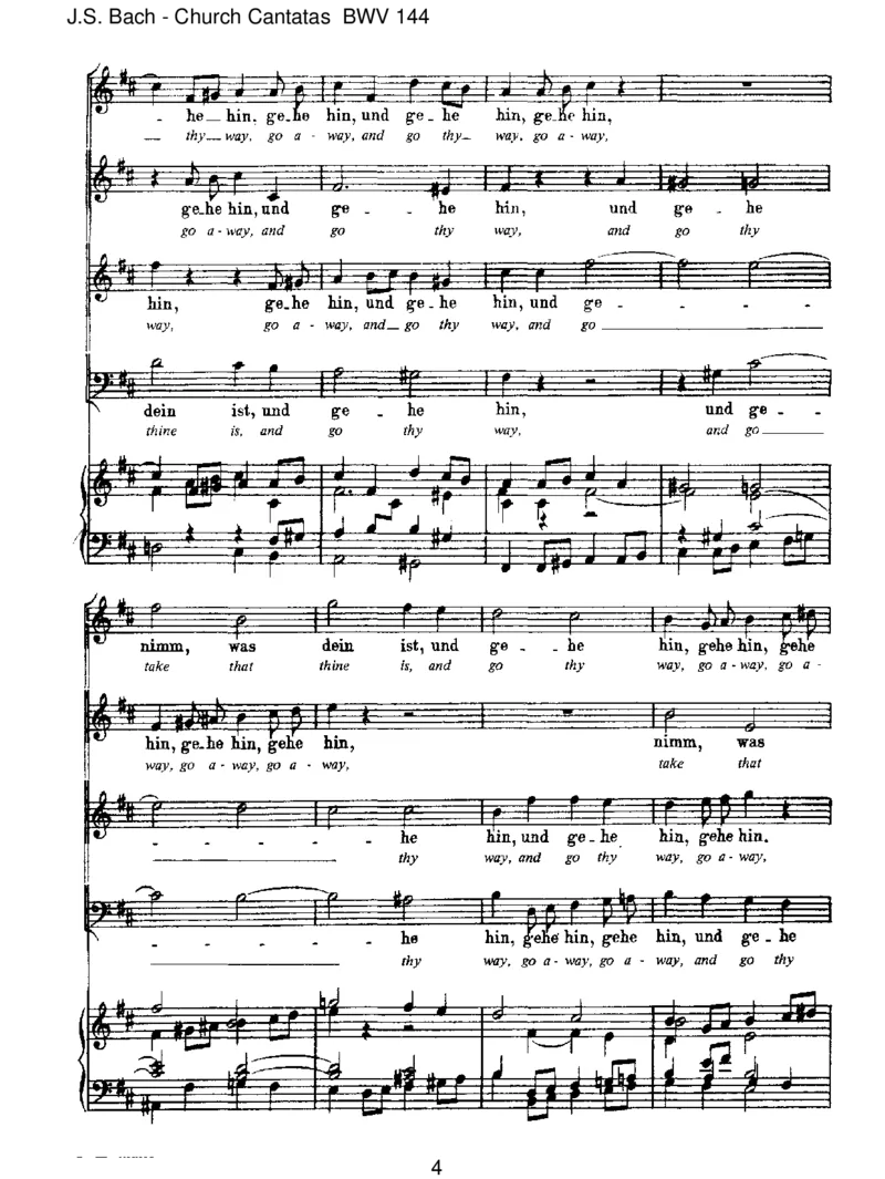 BWV144Nimmwasdeinist,undgehehin_一万首著名钢琴曲谱哈农贝多芬合集视频教学电子版高清无水印可打印_1古典钢琴知名音乐家谱_巴赫钢琴谱全集_J.S巴赫作品全集