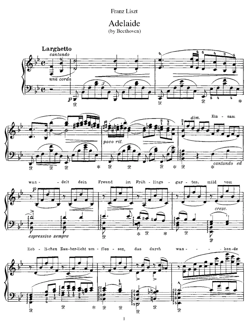Adelaide(Beethoven)_一万首著名钢琴曲谱哈农贝多芬合集视频教学电子版高清无水印可打印_1古典钢琴知名音乐家谱_李斯特钢琴谱全集_改编贝多芬