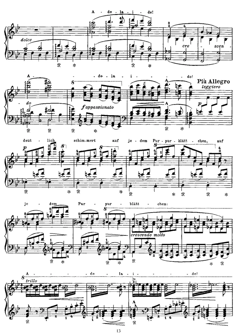 Adelaide(Beethoven)_一万首著名钢琴曲谱哈农贝多芬合集视频教学电子版高清无水印可打印_1古典钢琴知名音乐家谱_李斯特钢琴谱全集_改编贝多芬