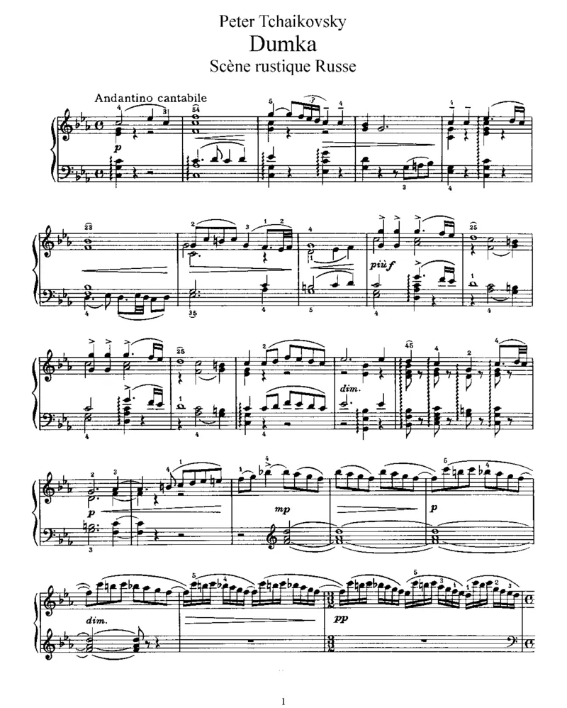 Dumka,Op59_一万首著名钢琴曲谱哈农贝多芬合集视频教学电子版高清无水印可打印_1古典钢琴知名音乐家谱_柴科夫斯基钢琴谱全集_其他
