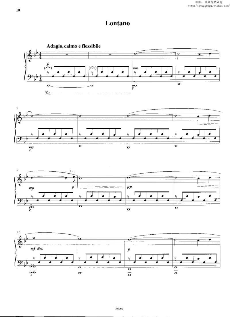 31、意大利钢琴家LudovicoEinaudi《海浪》（64页，共12首）_一万首著名钢琴曲谱哈农贝多芬合集视频教学电子版高清无水印可打印_3流行音乐谱_流行钢琴谱合集形式_高清PDF无水印