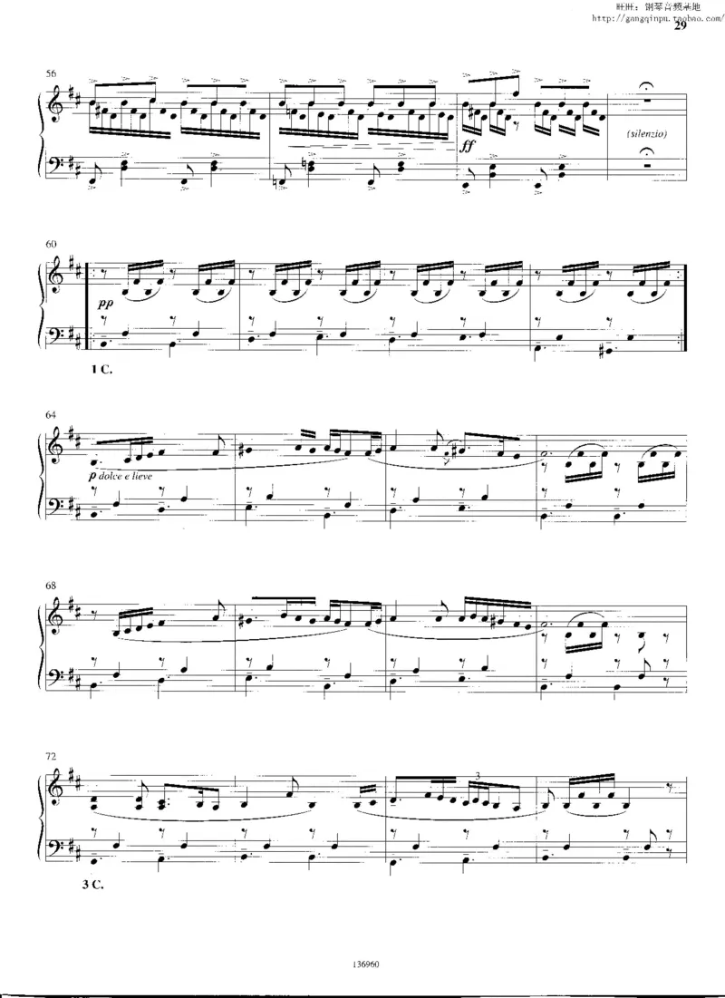 31、意大利钢琴家LudovicoEinaudi《海浪》（64页，共12首）_一万首著名钢琴曲谱哈农贝多芬合集视频教学电子版高清无水印可打印_3流行音乐谱_流行钢琴谱合集形式_高清PDF无水印