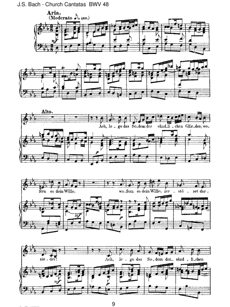 BWV48Ichelendermensch,werwirdmicherl_sen_一万首著名钢琴曲谱哈农贝多芬合集视频教学电子版高清无水印可打印_1古典钢琴知名音乐家谱_巴赫钢琴谱全集_J.S巴赫作品全集
