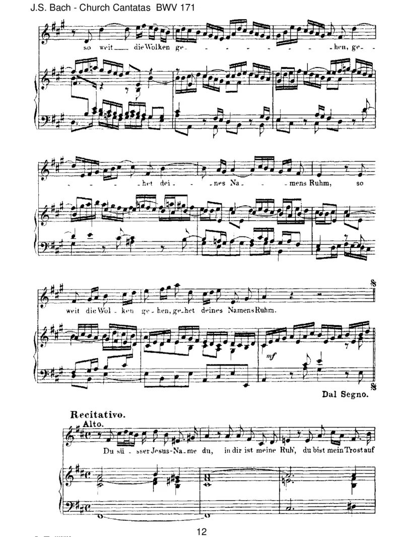 BWV171Gott,wiedeinName,soistauchdeinRuhm_一万首著名钢琴曲谱哈农贝多芬合集视频教学电子版高清无水印可打印_1古典钢琴知名音乐家谱_巴赫钢琴谱全集_J.S巴赫作品全集