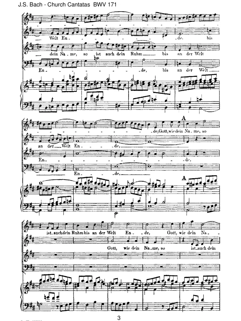 BWV171Gott,wiedeinName,soistauchdeinRuhm_一万首著名钢琴曲谱哈农贝多芬合集视频教学电子版高清无水印可打印_1古典钢琴知名音乐家谱_巴赫钢琴谱全集_J.S巴赫作品全集