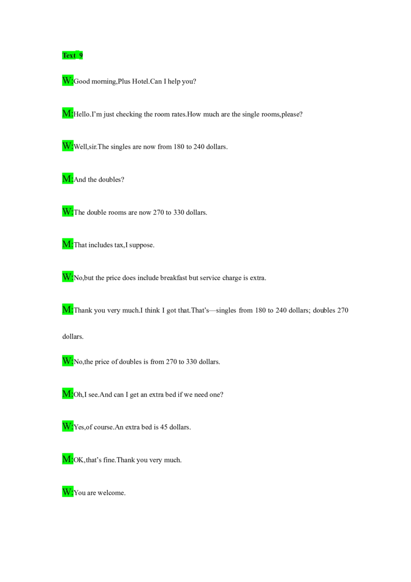 备考2024新高考英语听力(答案+文本)06_2024年5月_01按日期_1号_2024高考英语听力专题（80套模拟训练+历年真题）(附音频）_高考英语听力高分80套模拟训练_821