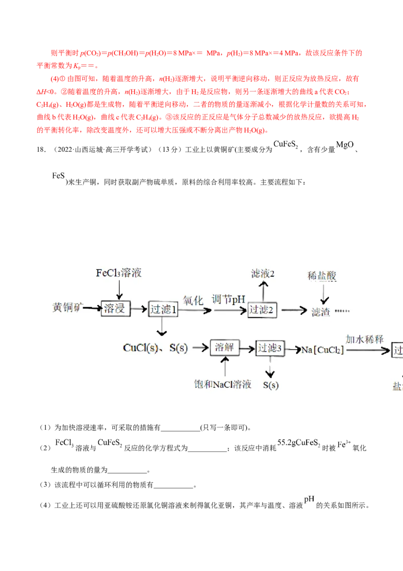 第二单元化学反应速率与化学平衡-冲刺期末高二化学期末单元复习测试（人教版2019选择性必修1）（解析版）_E015高中全科试卷_化学试题_选修1_3.新版人教版高中化学试卷选择性必修1