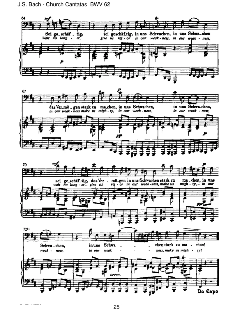 BWV62Nunkomm,derHeidenHeiland_一万首著名钢琴曲谱哈农贝多芬合集视频教学电子版高清无水印可打印_1古典钢琴知名音乐家谱_巴赫钢琴谱全集_J.S巴赫作品全集_JohannSebastianBach(1685-1750)巴赫