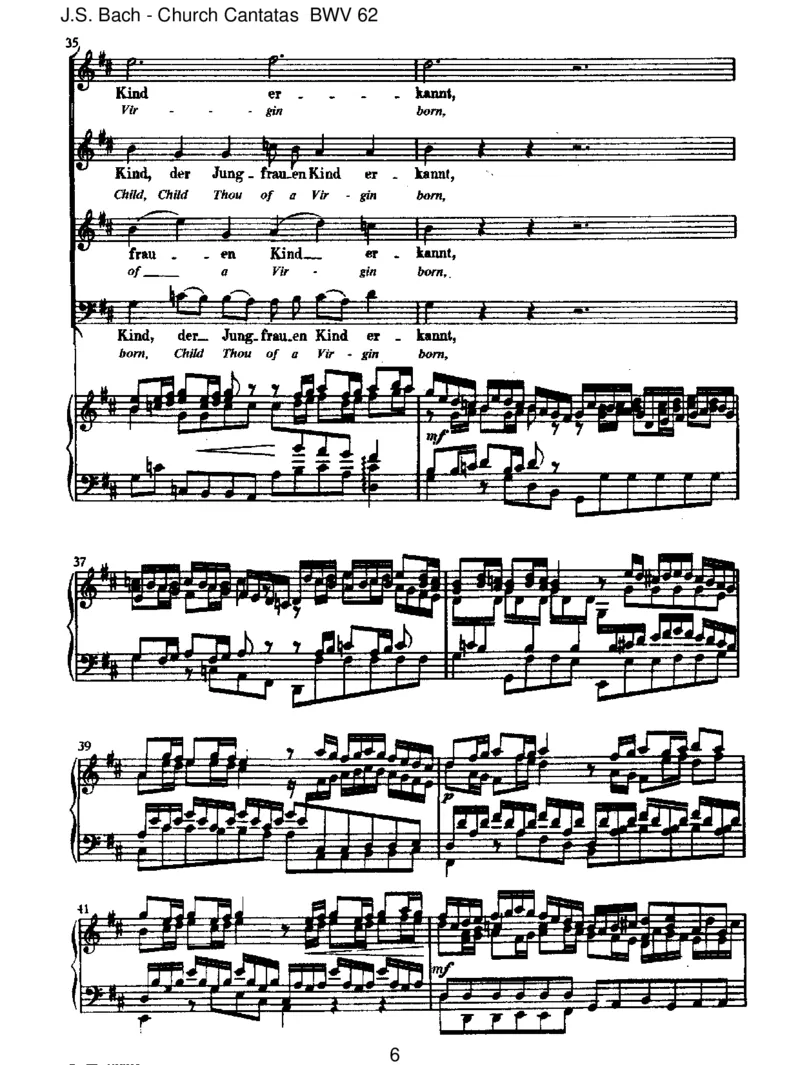 BWV62Nunkomm,derHeidenHeiland_一万首著名钢琴曲谱哈农贝多芬合集视频教学电子版高清无水印可打印_1古典钢琴知名音乐家谱_巴赫钢琴谱全集_J.S巴赫作品全集_JohannSebastianBach(1685-1750)巴赫