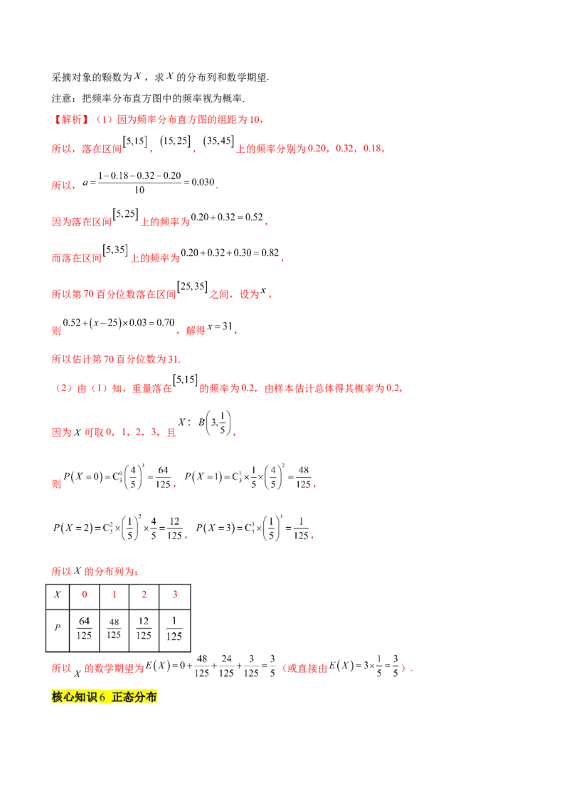 第七章随机变量及其分布（A卷&middot;知识通关练）（解析版）_E015高中全科试卷_数学试题_选修3_01.单元测试_单元测试AB卷2023年