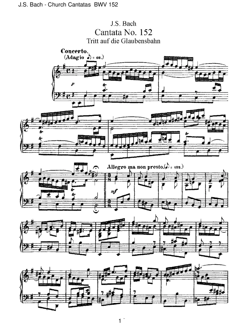 BWV152TrittaufdieGlaubensbahn_一万首著名钢琴曲谱哈农贝多芬合集视频教学电子版高清无水印可打印_1古典钢琴知名音乐家谱_巴赫钢琴谱全集_J.S巴赫作品全集_JohannSebastianBach(1685-1750)巴赫